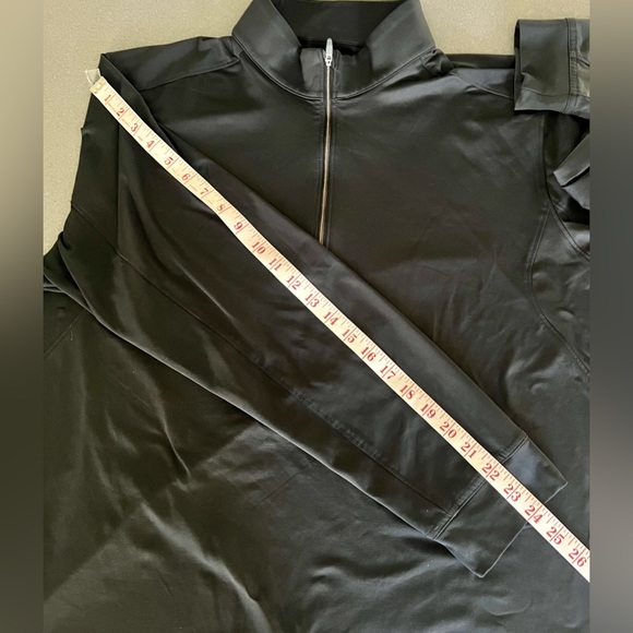 🌸Greg Norman play dry black 3/4 zip pullover golf - Picture 6 of 8